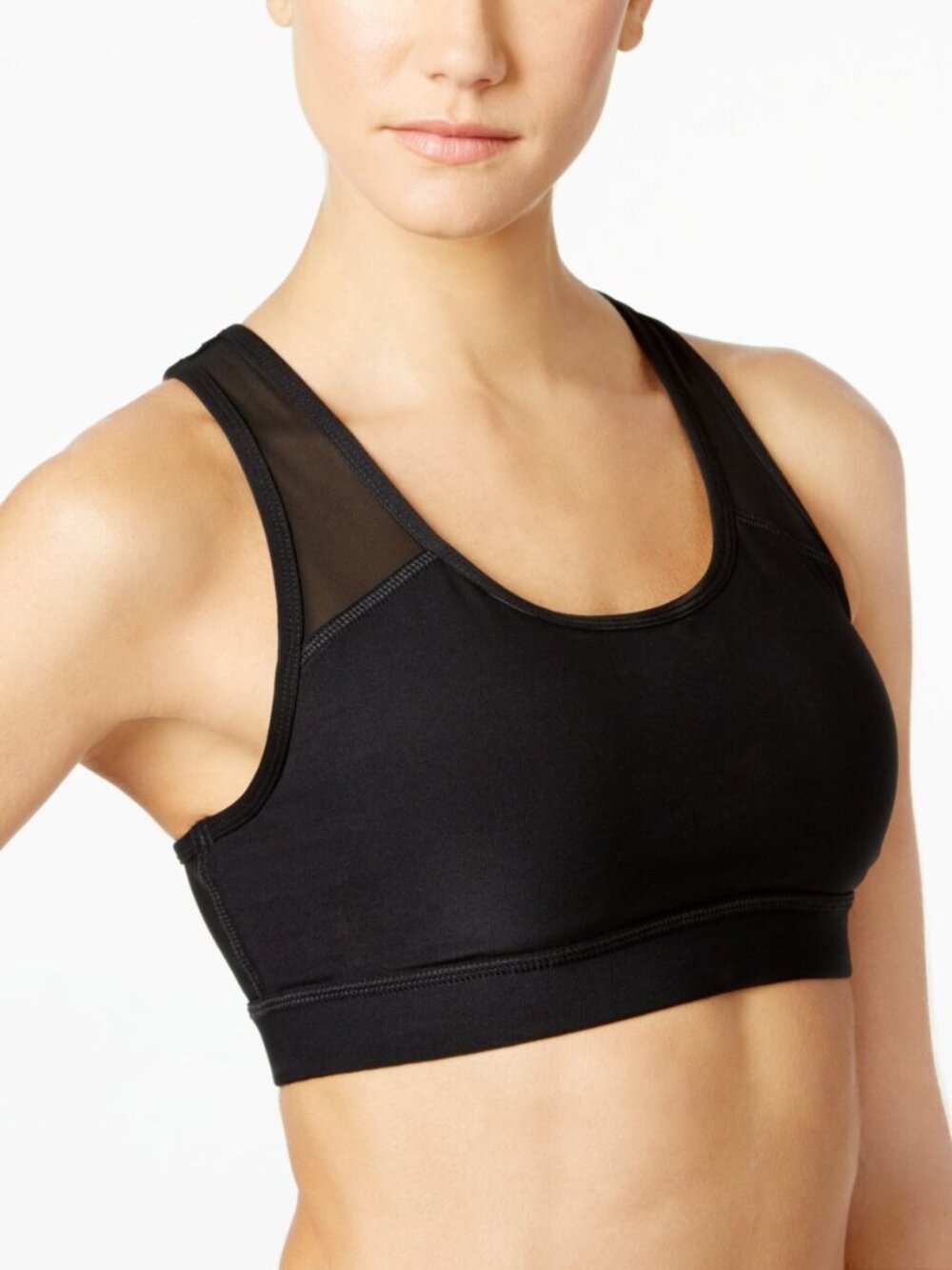 Ideology Womens Activewear Mid Impact Yoga Sports Bra